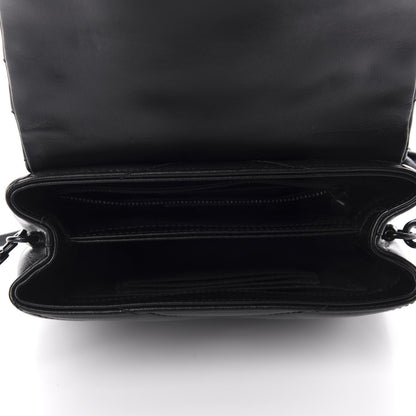 Saint Laurent Calfskin Y Quilted Monogram Toy Loulou Crossbody Bag Black 5 of 12