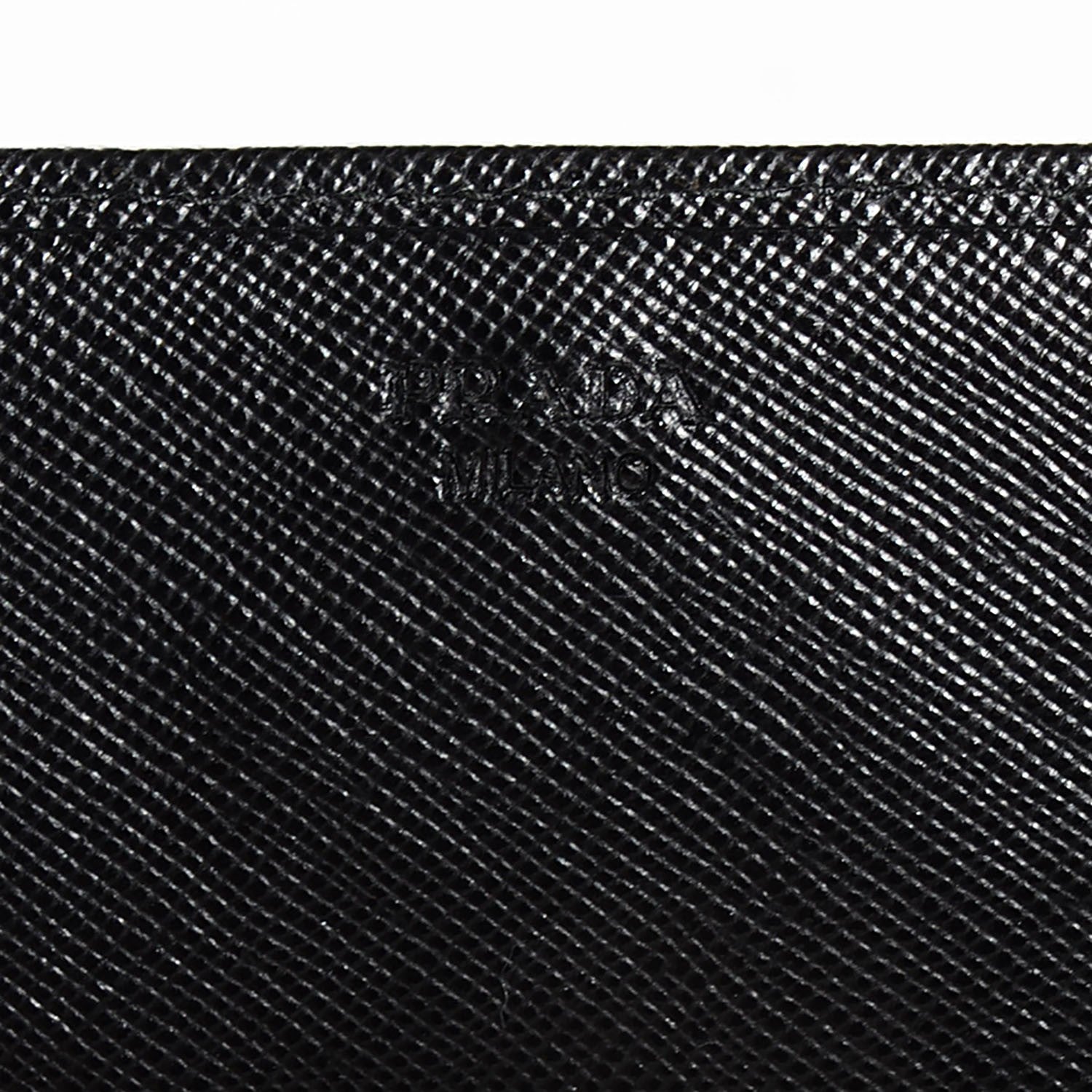 Prada Saffiano Metal Oro Chain Nero Black 6 of 8