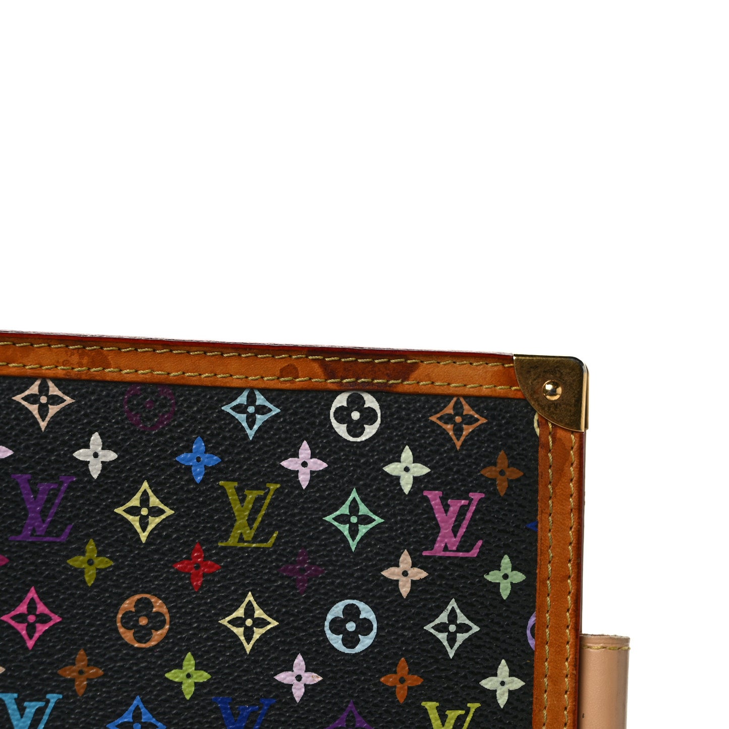 Monogram Multicolor Large Ring Agenda Black