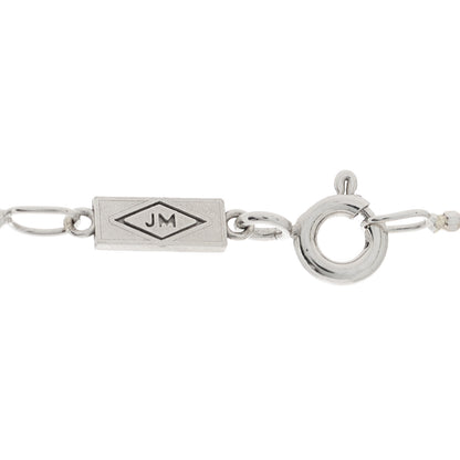 Jennifer Meyer 18K White Gold Diamond Good Luck Pendant Necklace 6 of 6