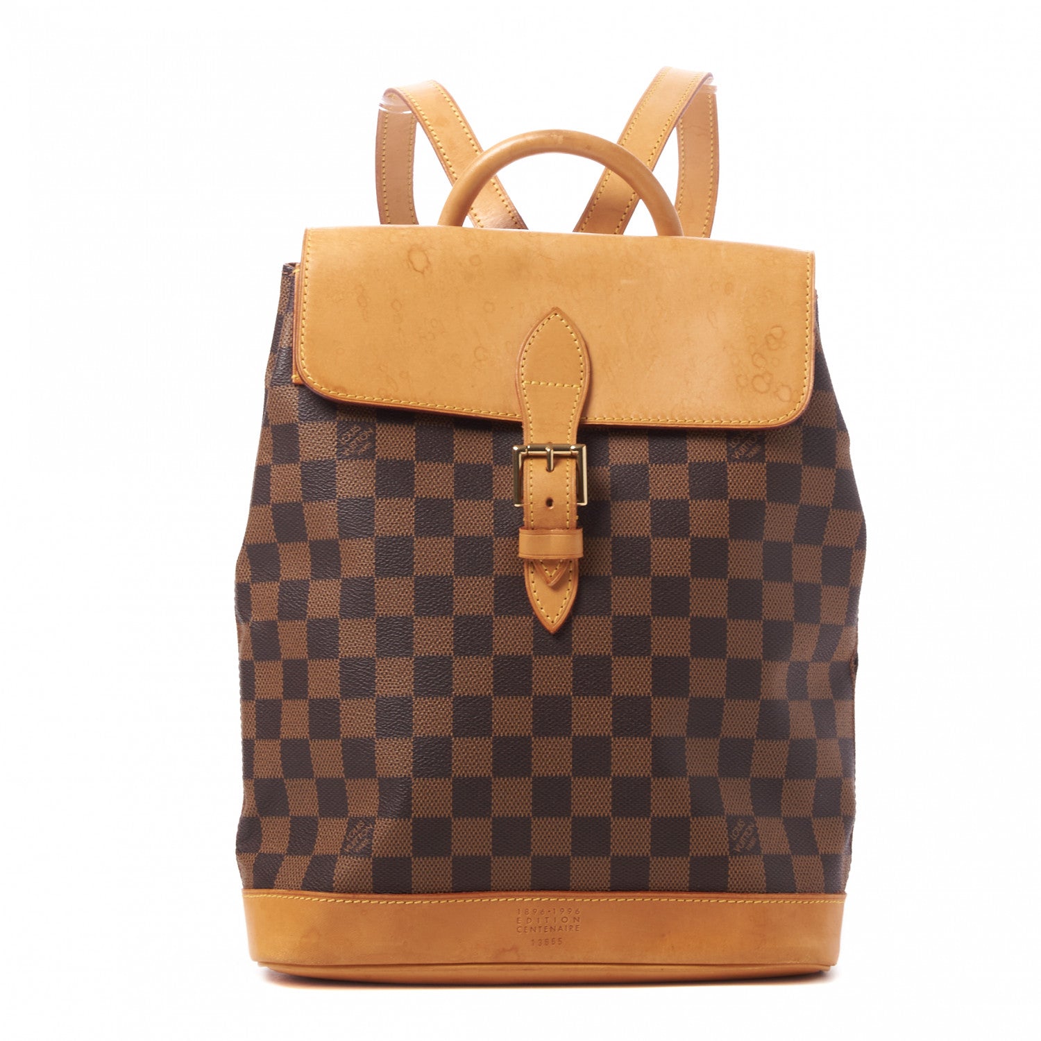 Louis Vuitton Damier Ebene Soho Centenaire Backpack 1 of 9