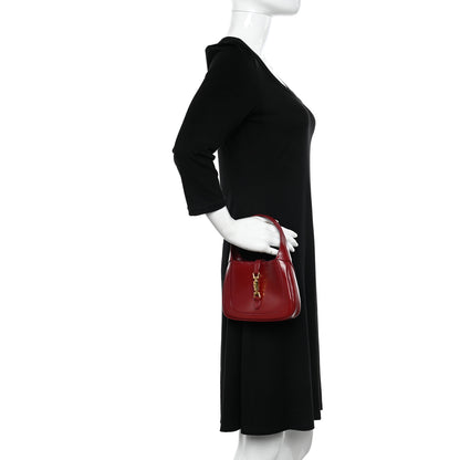 Gucci Boarded Dyana Lux Calfskin Mini Jackie 1961 Hobo New Cherry Red 2 of 10