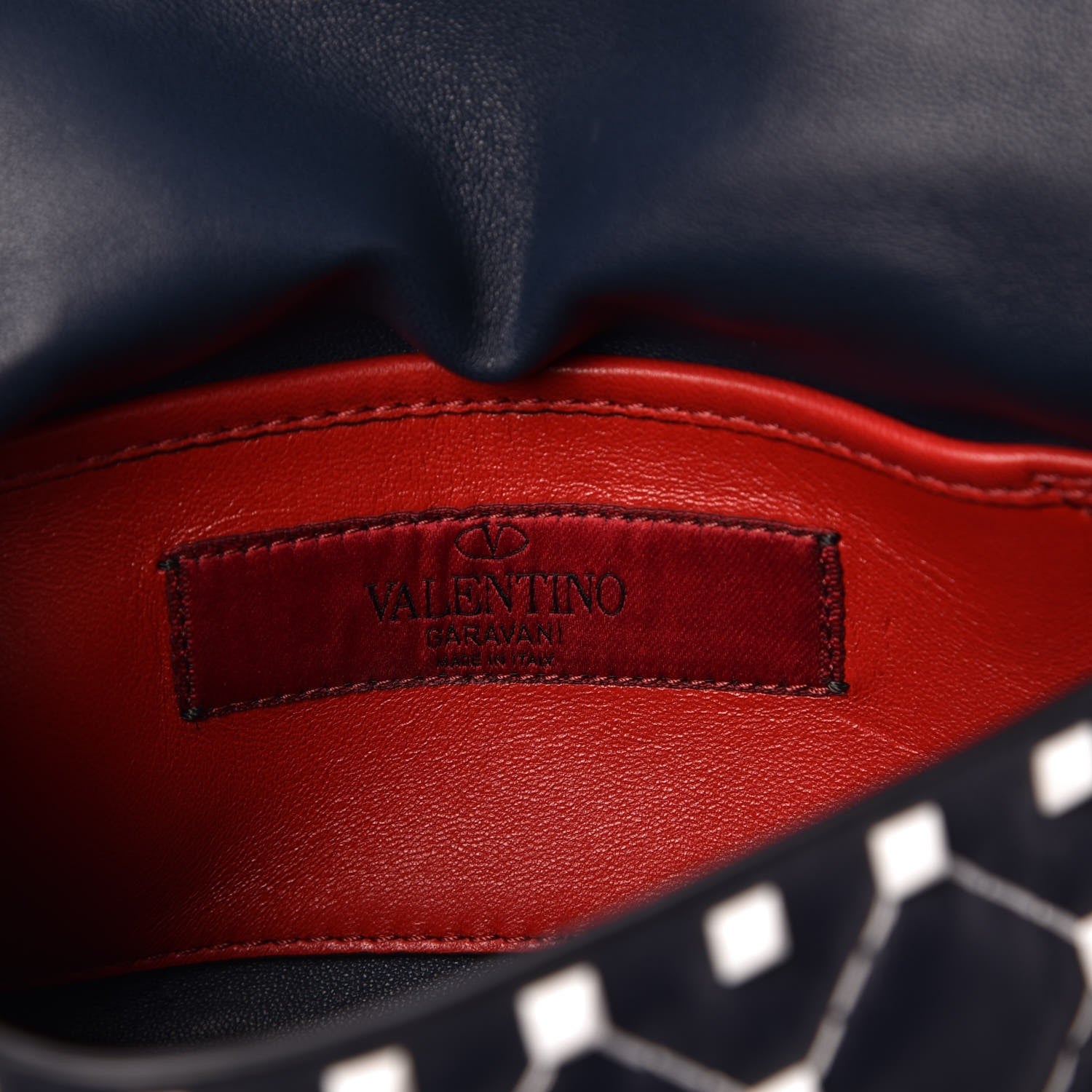 Valentino Garavani Nappa Small Free Rockstud Spike Shoulder Bag Marine 6 of 8
