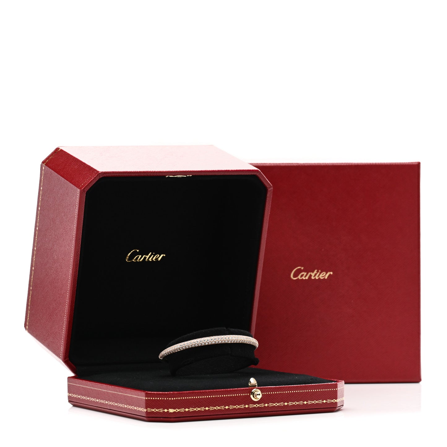 18K Pink Gold Diamond Etincelle de Cartier Bracelet 15
