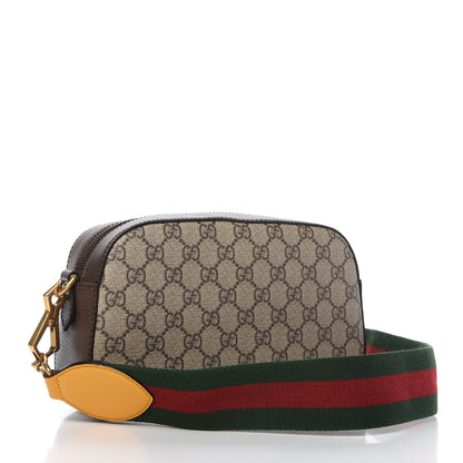 Gucci GG Supreme Monogram Web Neo Vintage Shoulder Bag Beige New Acero Crop 3 of 10