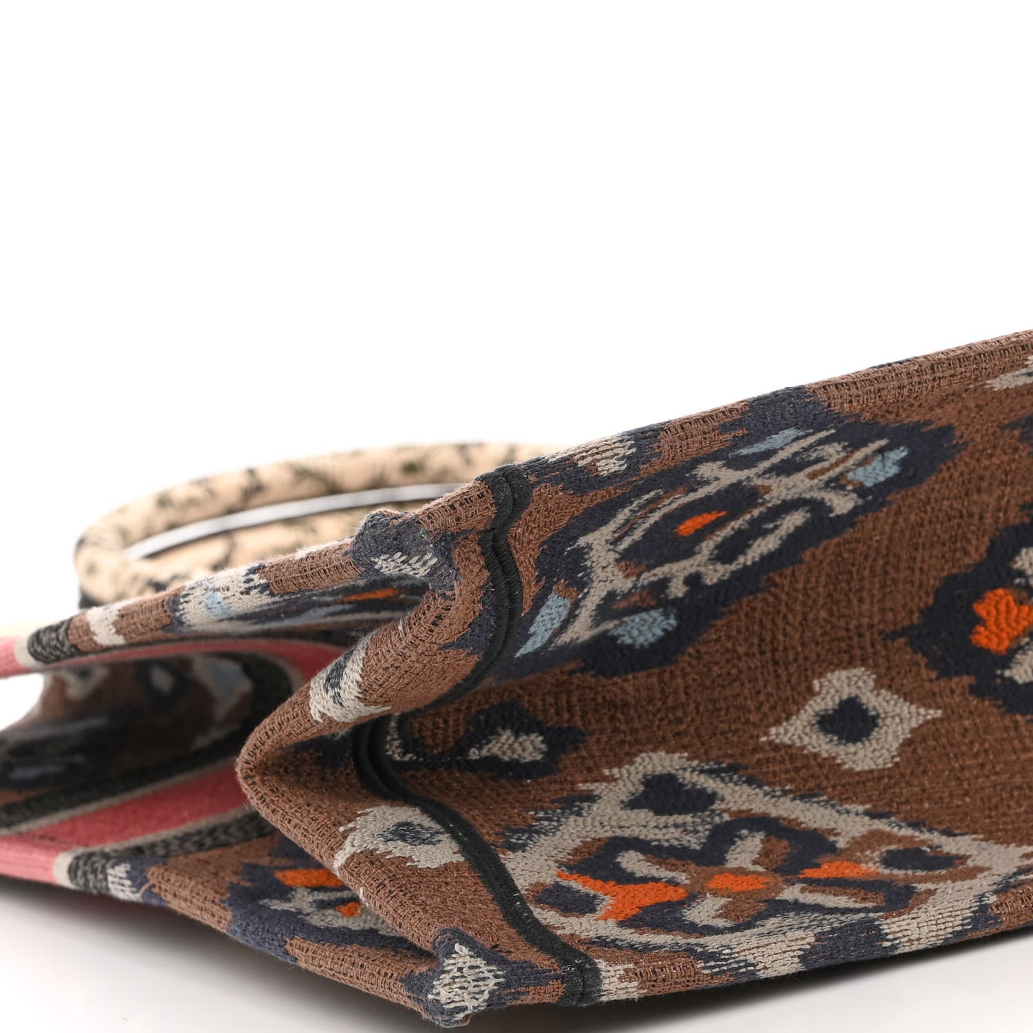 Christian Dior Canvas Embroidered Large Broderie Dior Flowers Book Tote Multicolor 9 of 11
