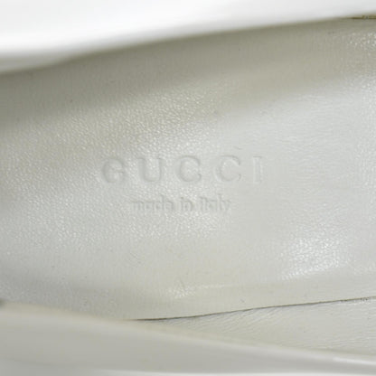 Gucci Patent Leather GG Pumps 7.5 Black White 8 of 11