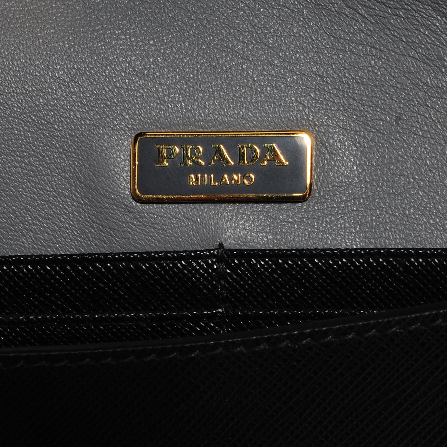 Saffiano Sound Clutch Nero Black