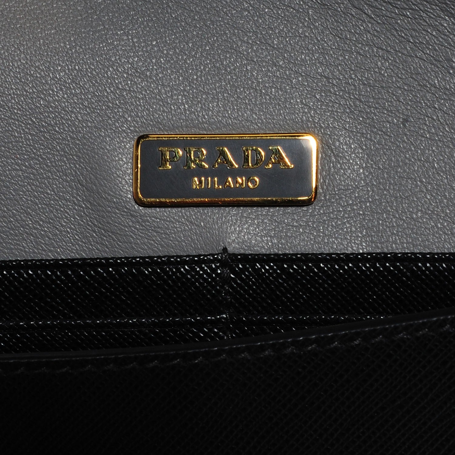 Prada Saffiano Sound Clutch Nero Black 7 of 12