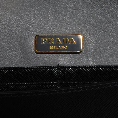 Prada Saffiano Sound Clutch Nero Black 7 of 12