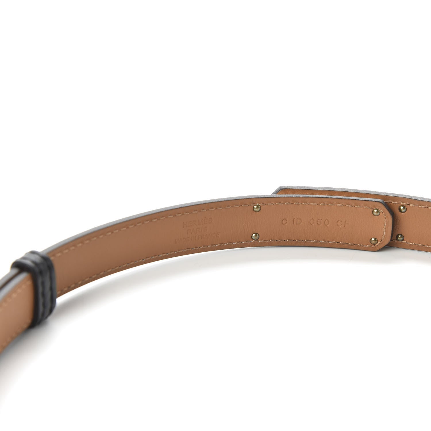 Hermes Epsom Kelly Belt Black 4 of 5