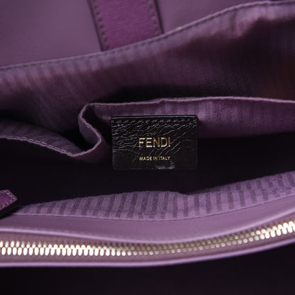 Fendi Vitello Elite Flamingo Regular 2Jours Tote Lilla Glicine 6 of 9