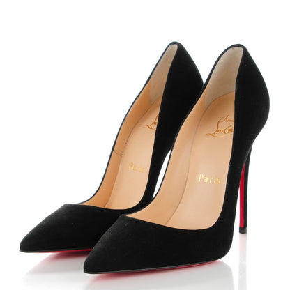 Christian Louboutin Suede So Kate 120 Pumps 35 Black 3 of 8