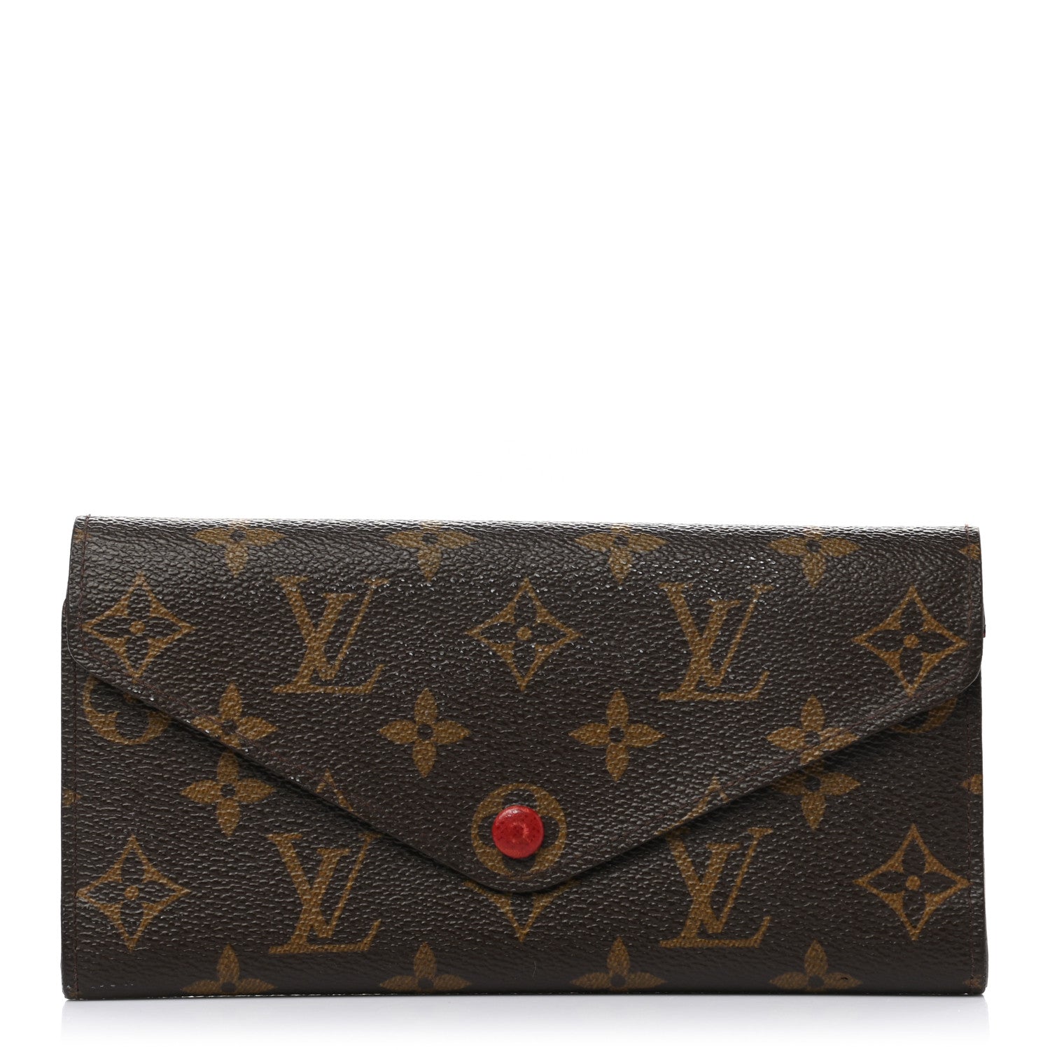 Louis Vuitton Monogram Josephine Wallet Red 2 of 9
