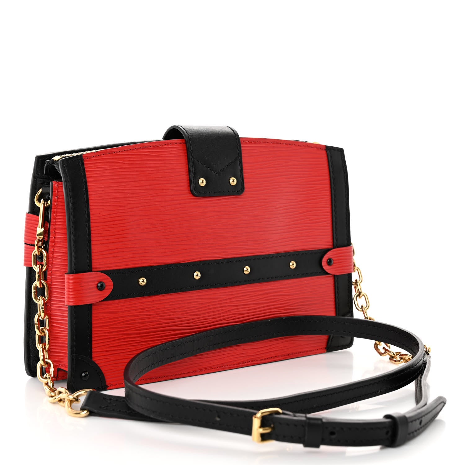 Louis Vuitton Epi Trunk Clutch Red 3 of 9