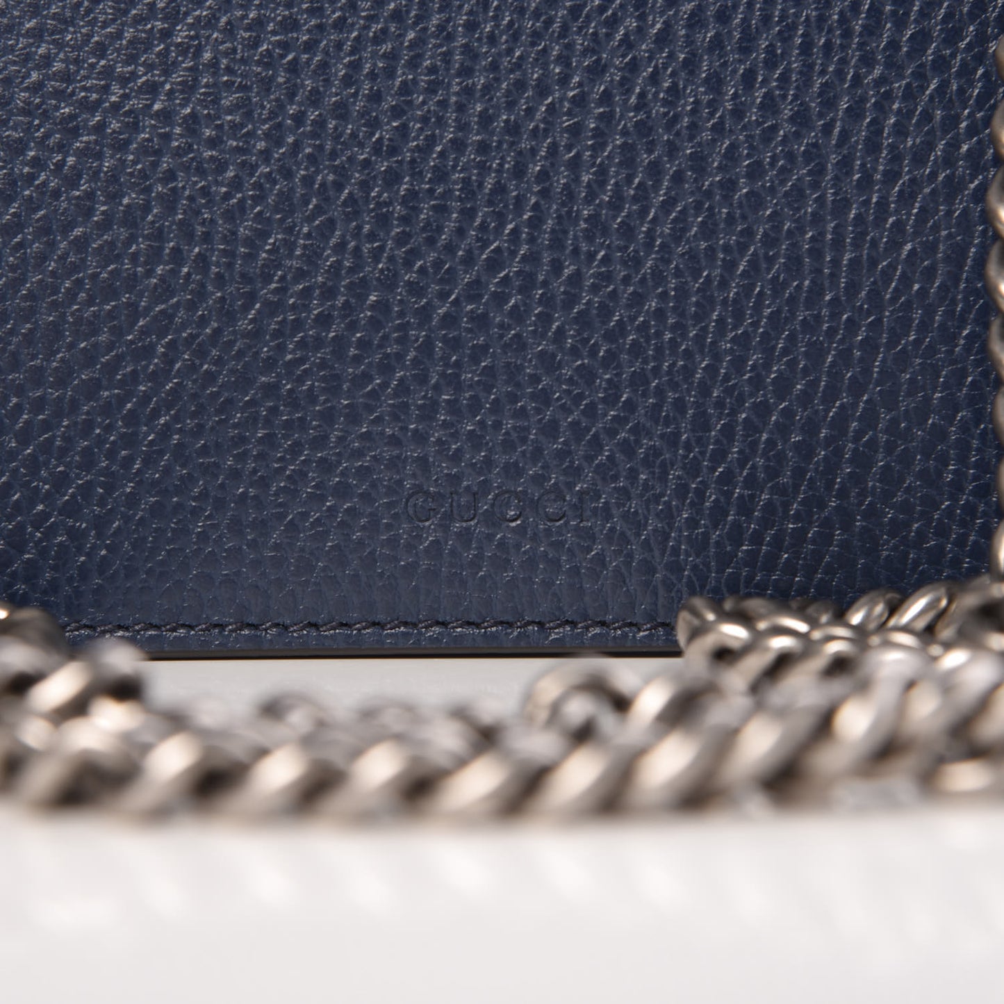 Dollar Calfskin Crystal Mini Dionysus Shoulder Bag Blue Agata Montana Sapphire