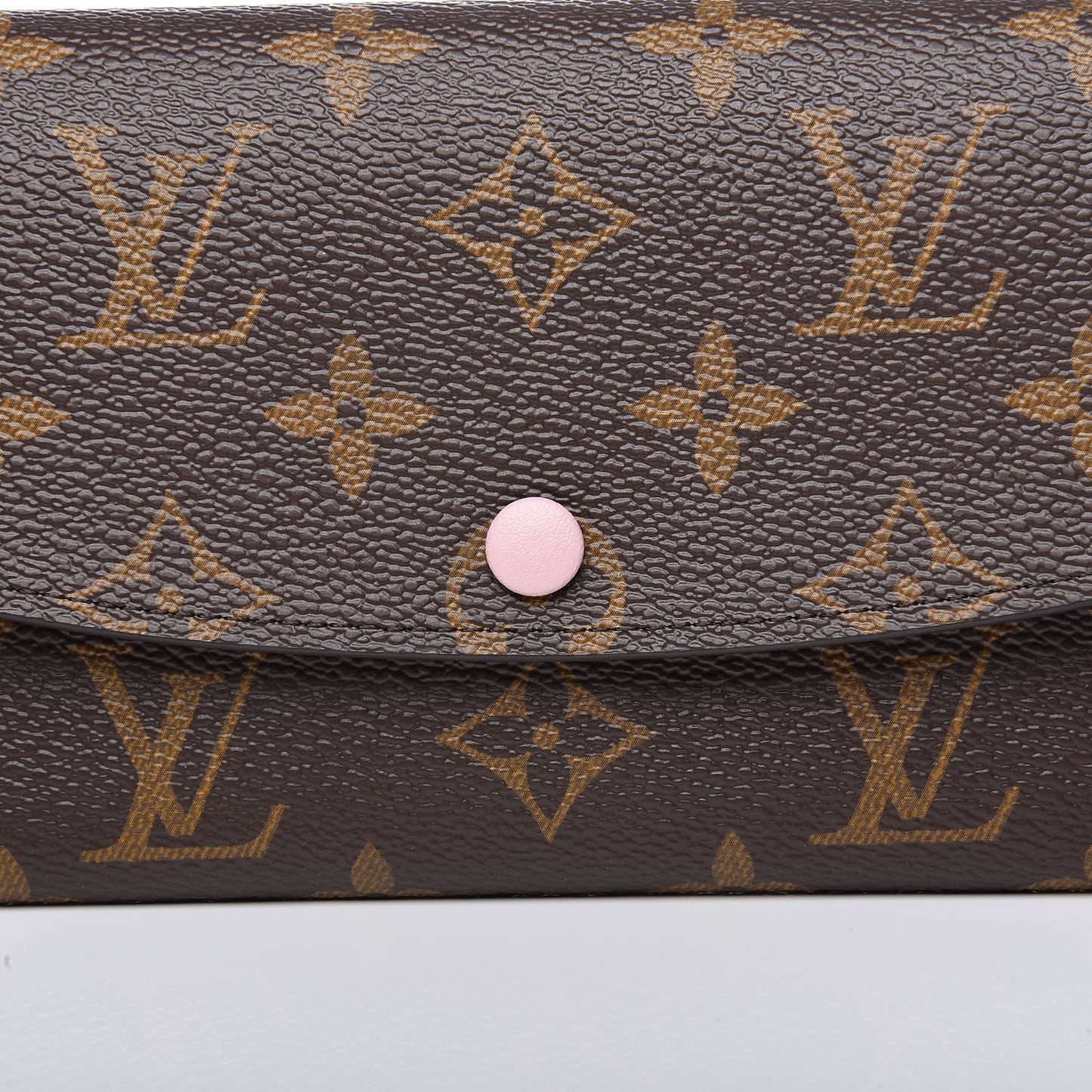 Monogram Emilie Wallet Rose Ballerine
