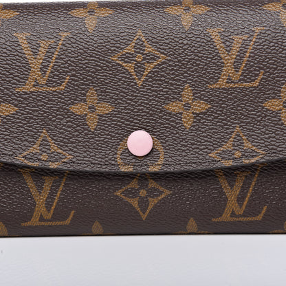 Louis Vuitton Monogram Emilie Wallet Rose Ballerine 8 of 9