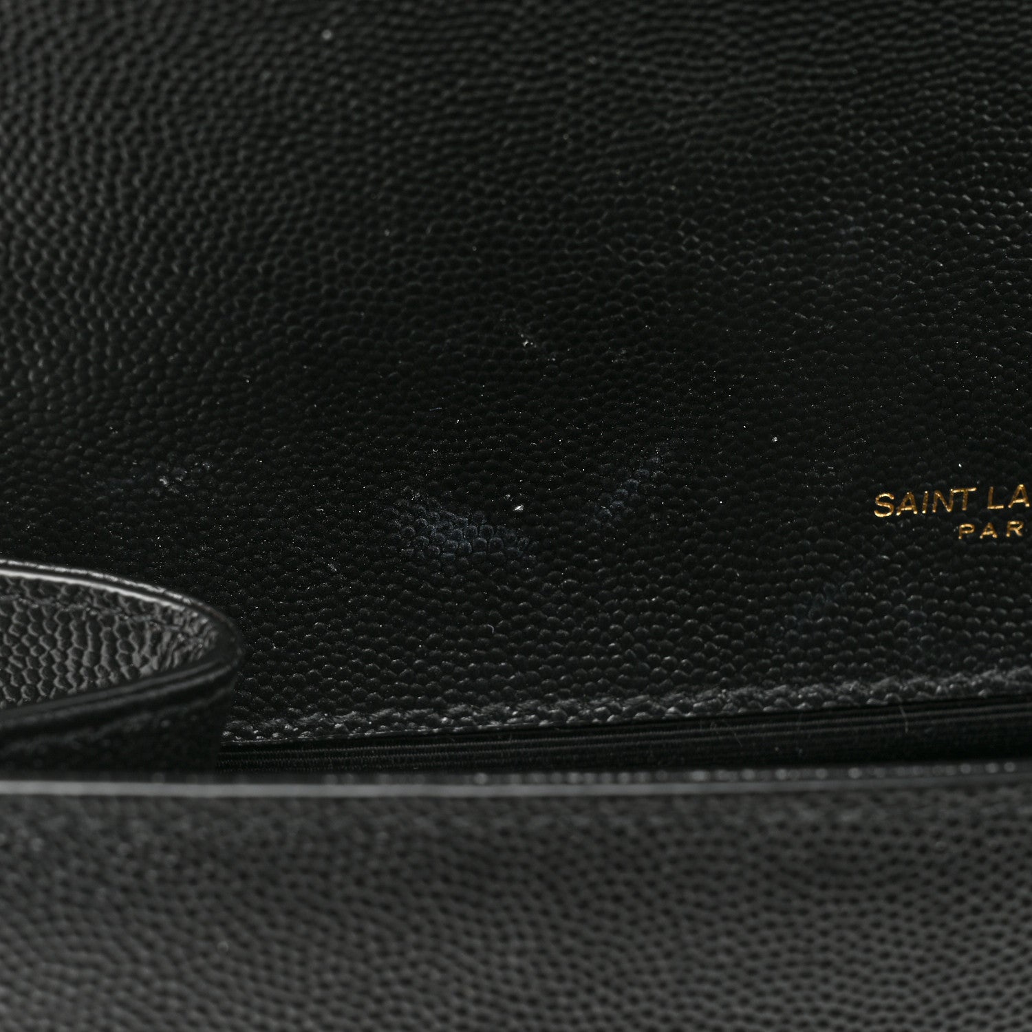 Saint Laurent Grain De Poudre Medium Classic Monogram Kate Tassel Satchel Black 9 of 14