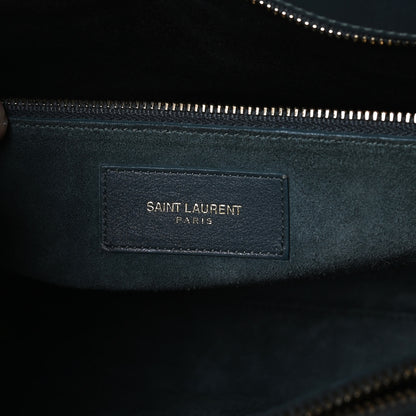 Saint Laurent Calfskin Small Sac De Jour Dark Green 5 of 10