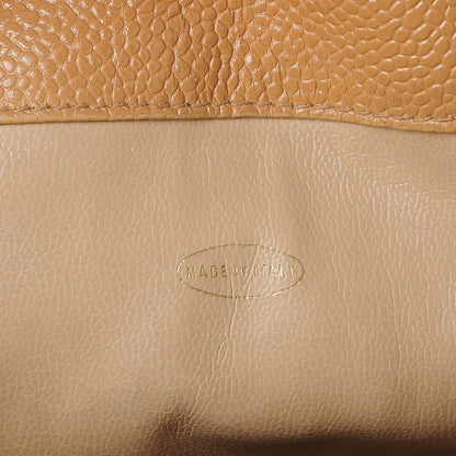 Chanel Caviar CC Drawstring Shoulder Bag Beige 8 of 11