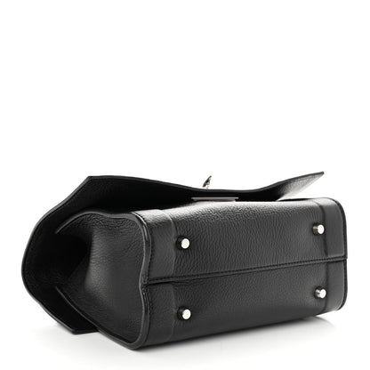 Givenchy Grained Calfskin Mini Shark Lock Satchel Black 4 of 9