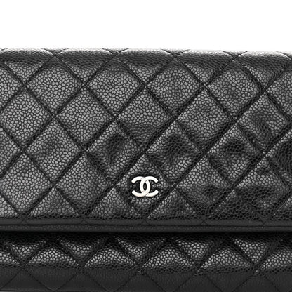 Chanel Caviar Quilted CC Beauty Clutch Black 8 of 11