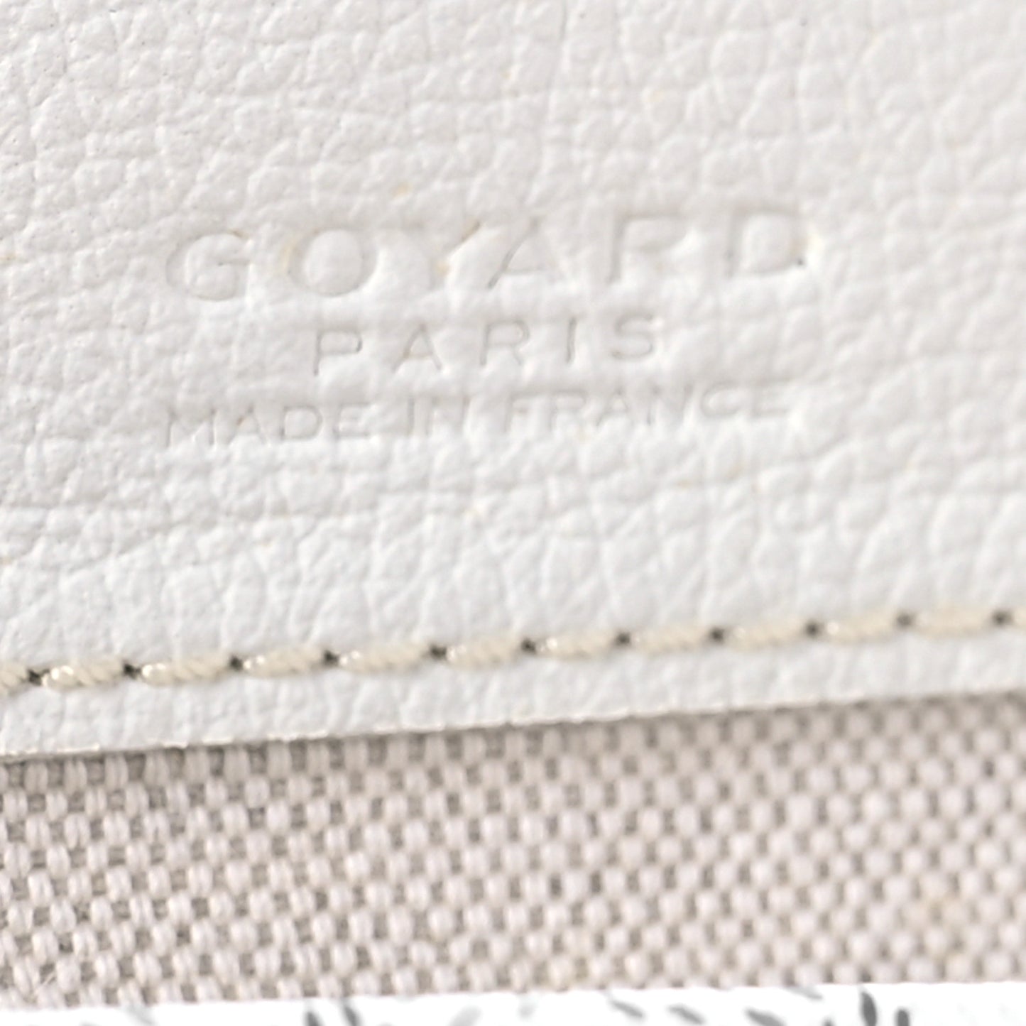 Goyardine Boheme Hobo White