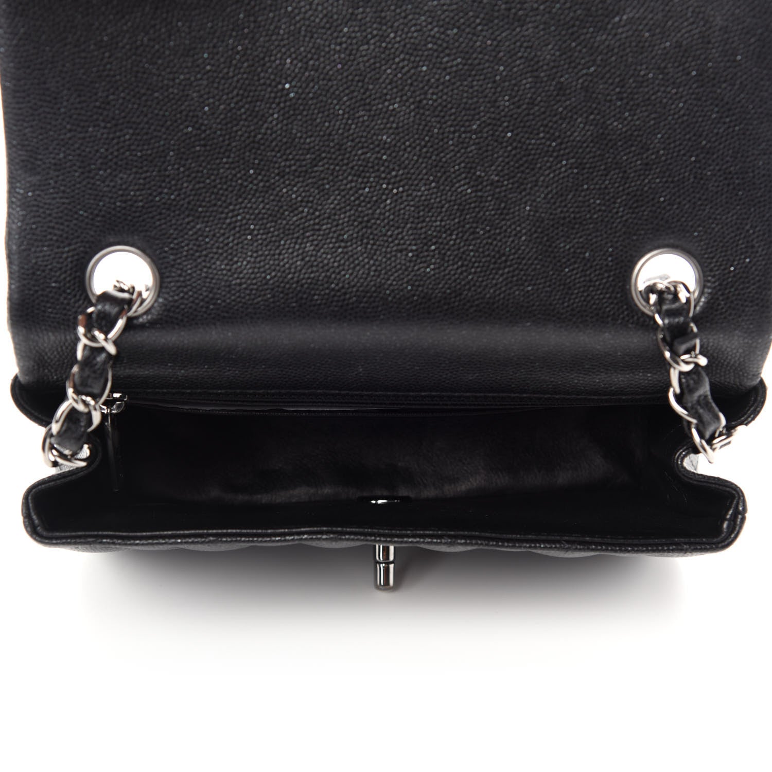 Chanel Caviar Quilted Mini Rectangular Flap Black 5 of 13