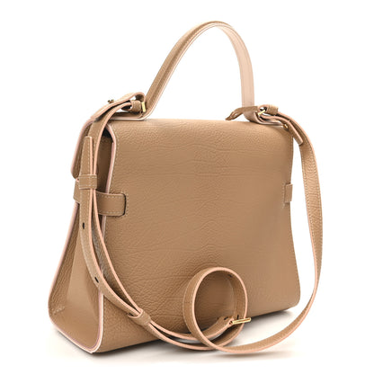 Delvaux Crispy Calfskin MM Tempete Satchel Beige 4 of 10
