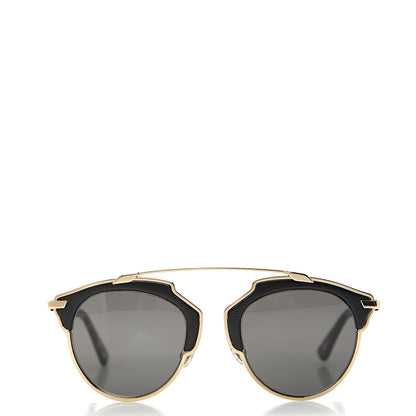 Christian Dior Metal Lambskin So Real Sunglasses Black 2 of 8