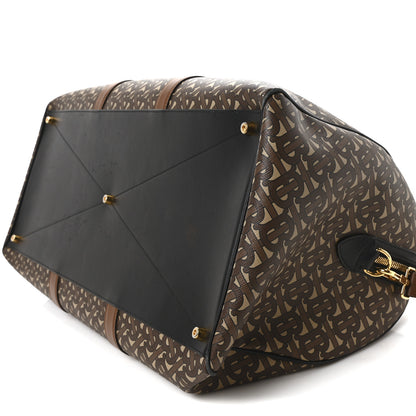 Burberry E-Canvas Monogram Duffle Bag Brown 9 of 9