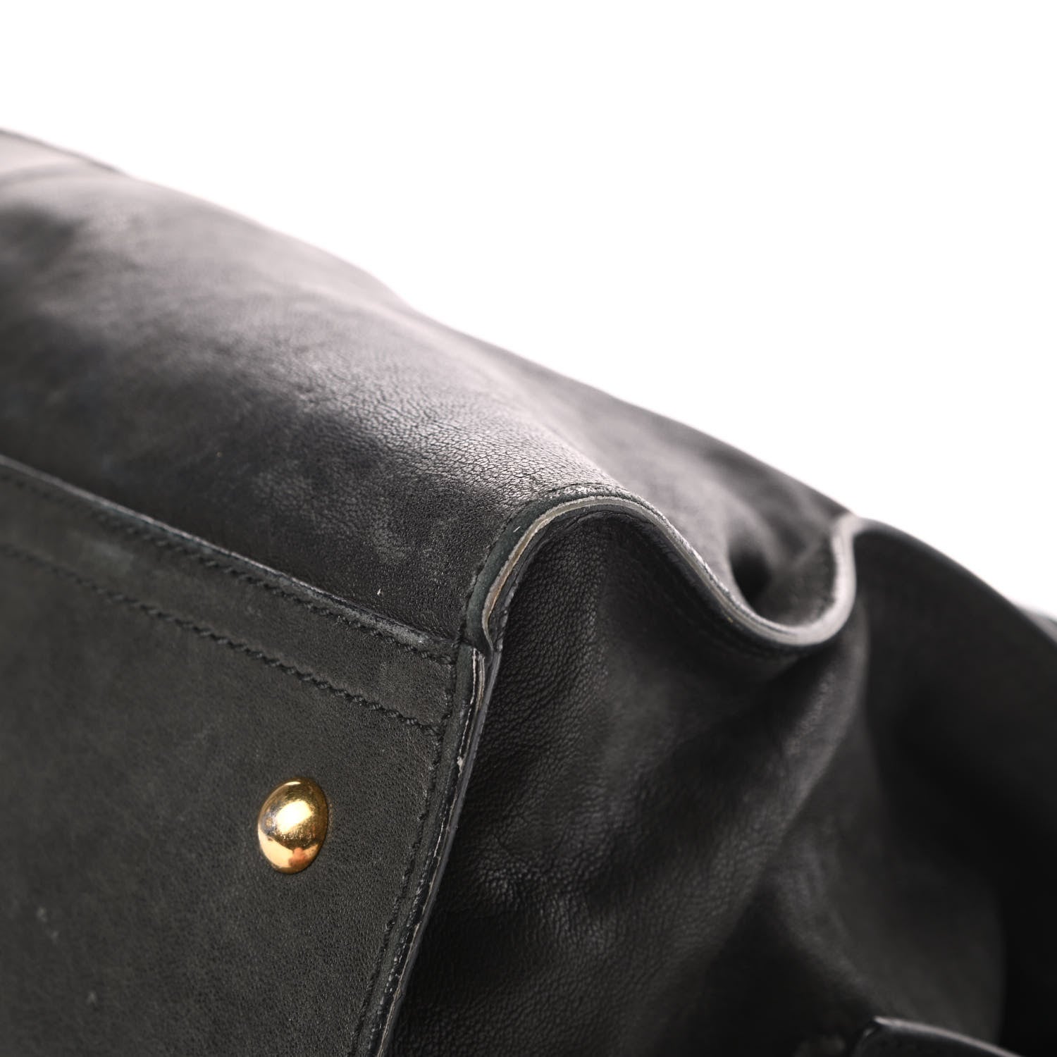 Saint Laurent Sheepskin Medium Cabas ChYc Black 10 of 26