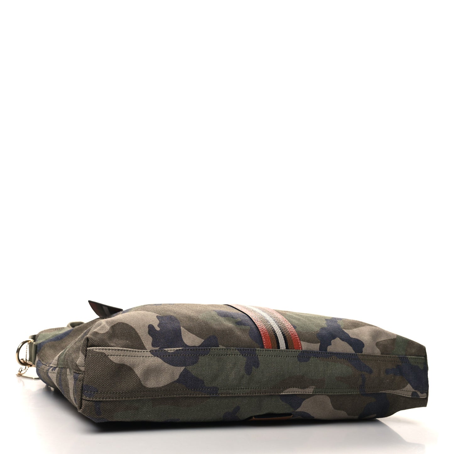 Canvas Calfskin Camouflage Tote Multicolor