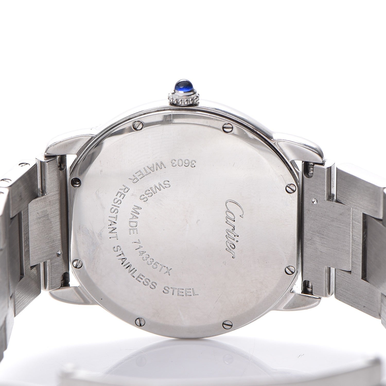 Cartier Stainless Steel 36mm Ronde Solo Quartz Watch 6 of 9