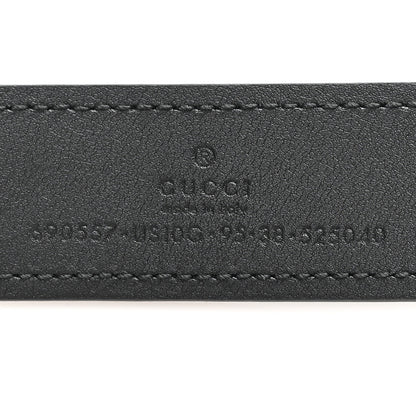 Gucci Ciny Lux Calfskin Blondie 30mm Belt 95 38 Black 3 of 4