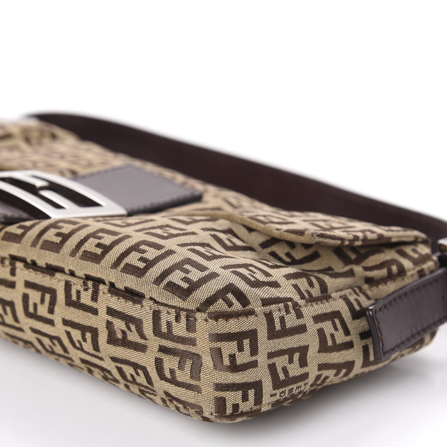 Fendi Zucchino Baguette Dark Brown 7 of 12