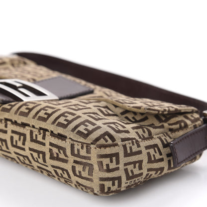 Fendi Zucchino Baguette Dark Brown 7 of 12