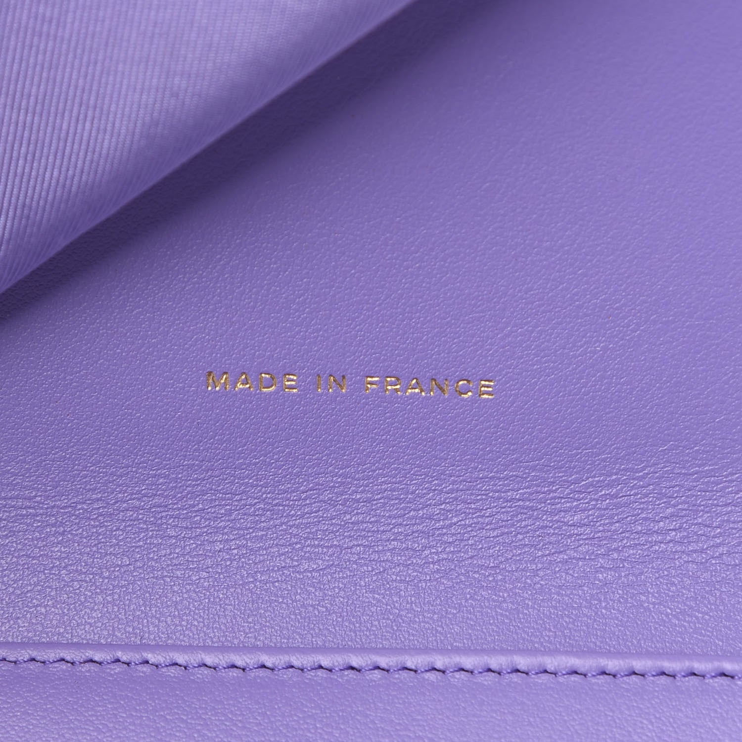Chanel Caviar Quilted Compact Flap Wallet Purple 7 of 9