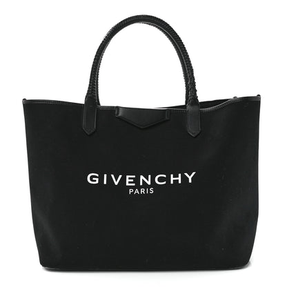 Givenchy Canvas Medium Antigona Logo Tote Black 3 of 14