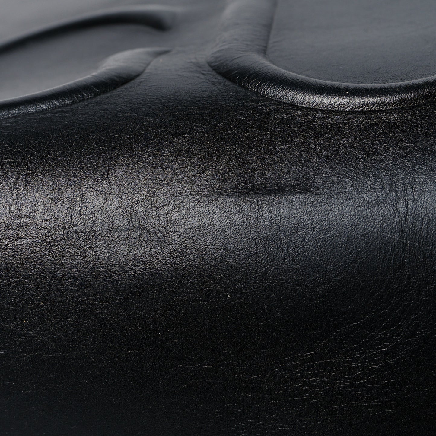 Calfskin GucciGhost Real Medium XL Tote Black Yellow