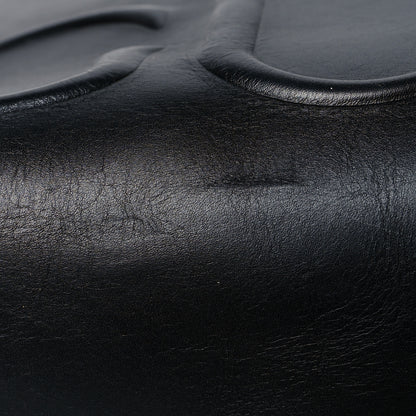 Gucci Calfskin GucciGhost Real Medium XL Tote Black Yellow 15 of 16