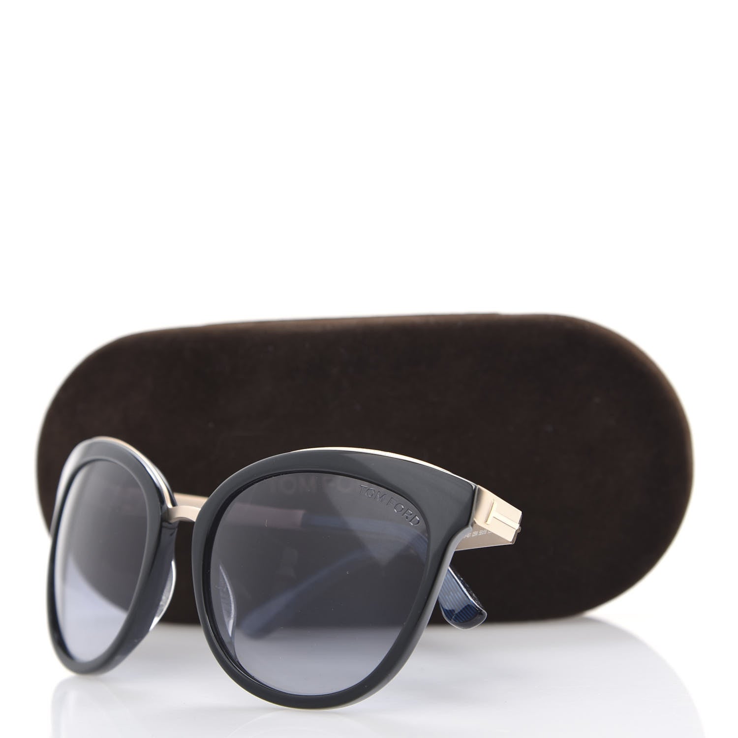 Tom Ford Emma Cat Eye Sunglasses TF461 Black 9 of 9