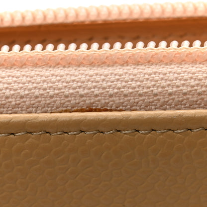 Chanel Caviar Large Timeless CC Zip Around Wallet Beige 11 of 14
