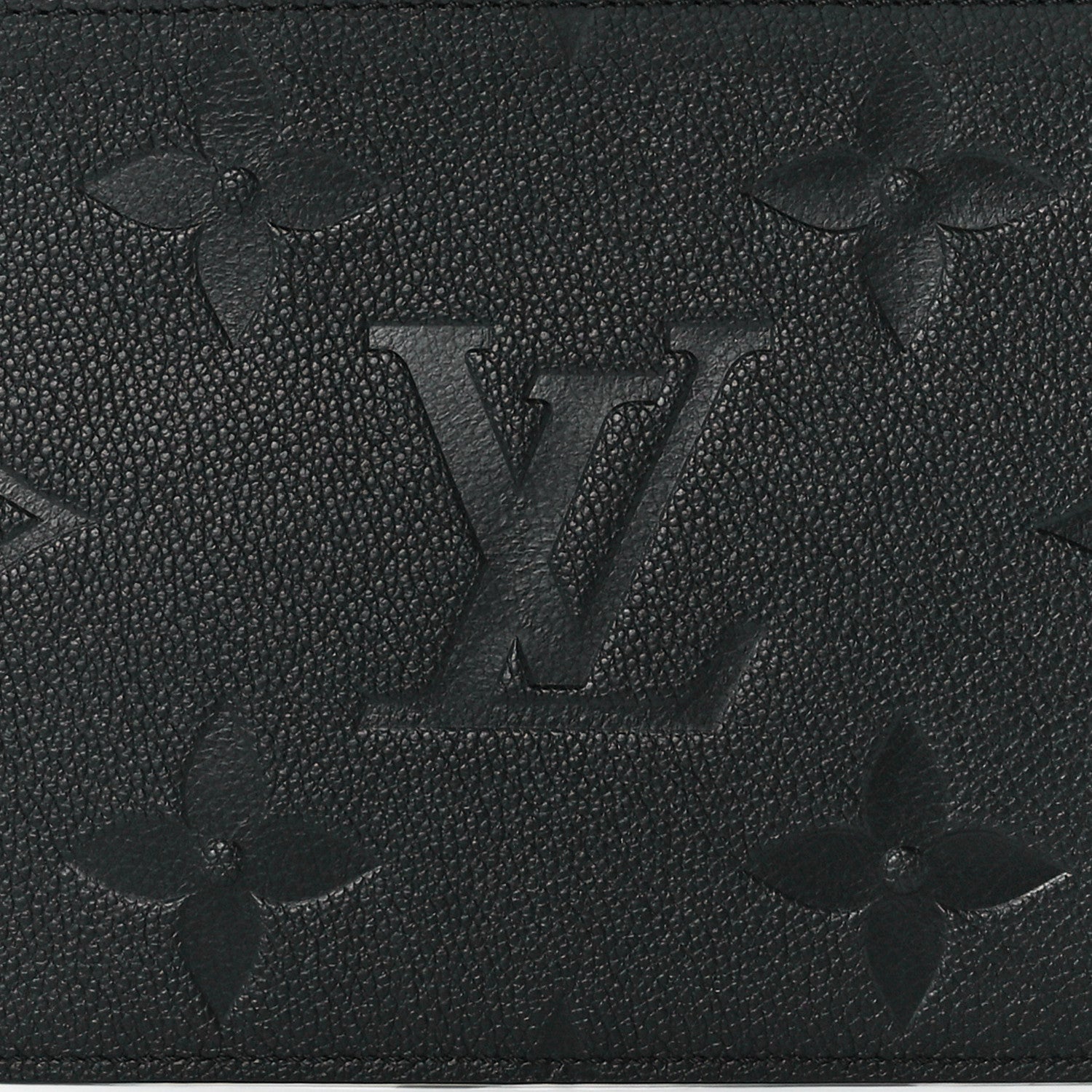 Louis Vuitton Empreinte Monogram Giant Neverfull MM Pochette Black 6 of 9