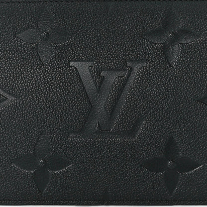 Louis Vuitton Empreinte Monogram Giant Neverfull MM Pochette Black 6 of 9