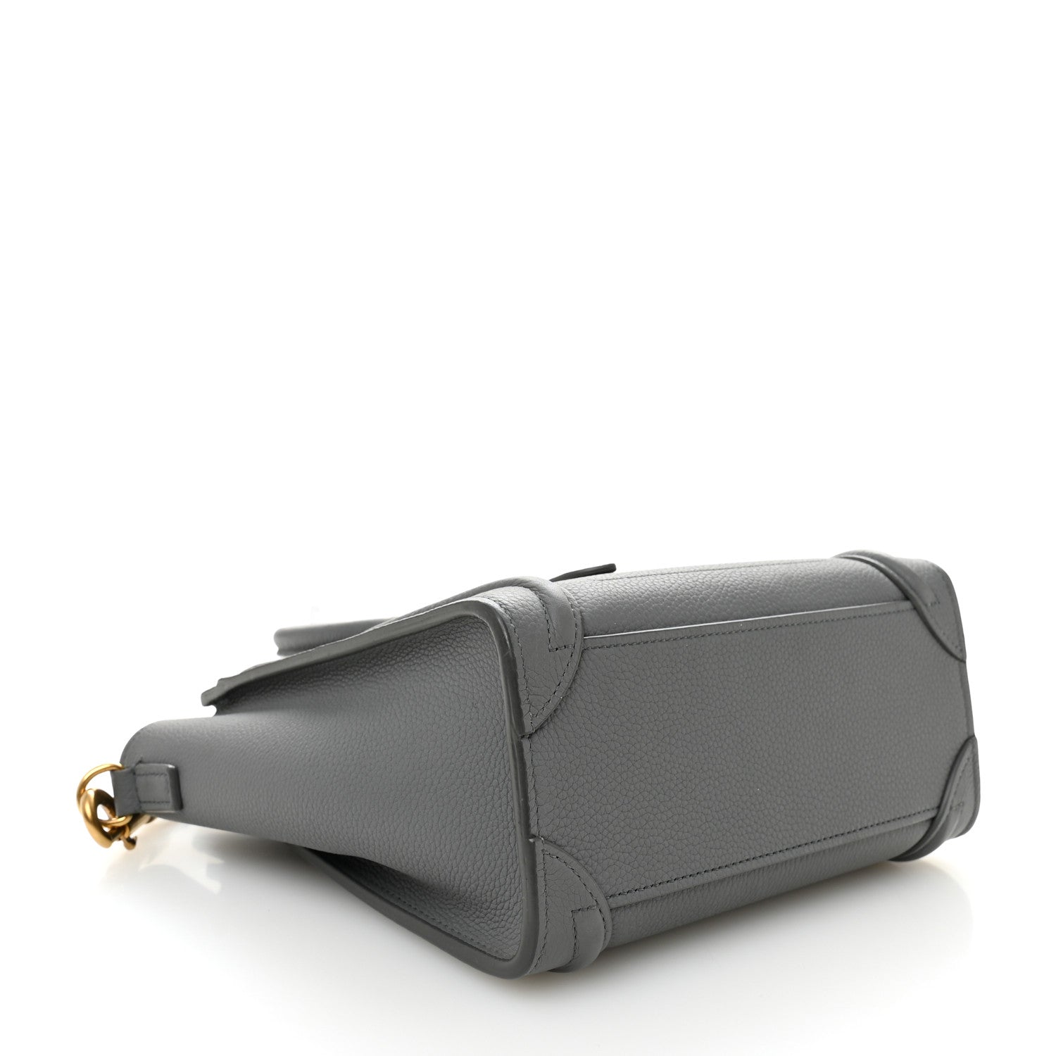 Celine Baby Drummed Calfskin Nano Luggage Kohl 4 of 10