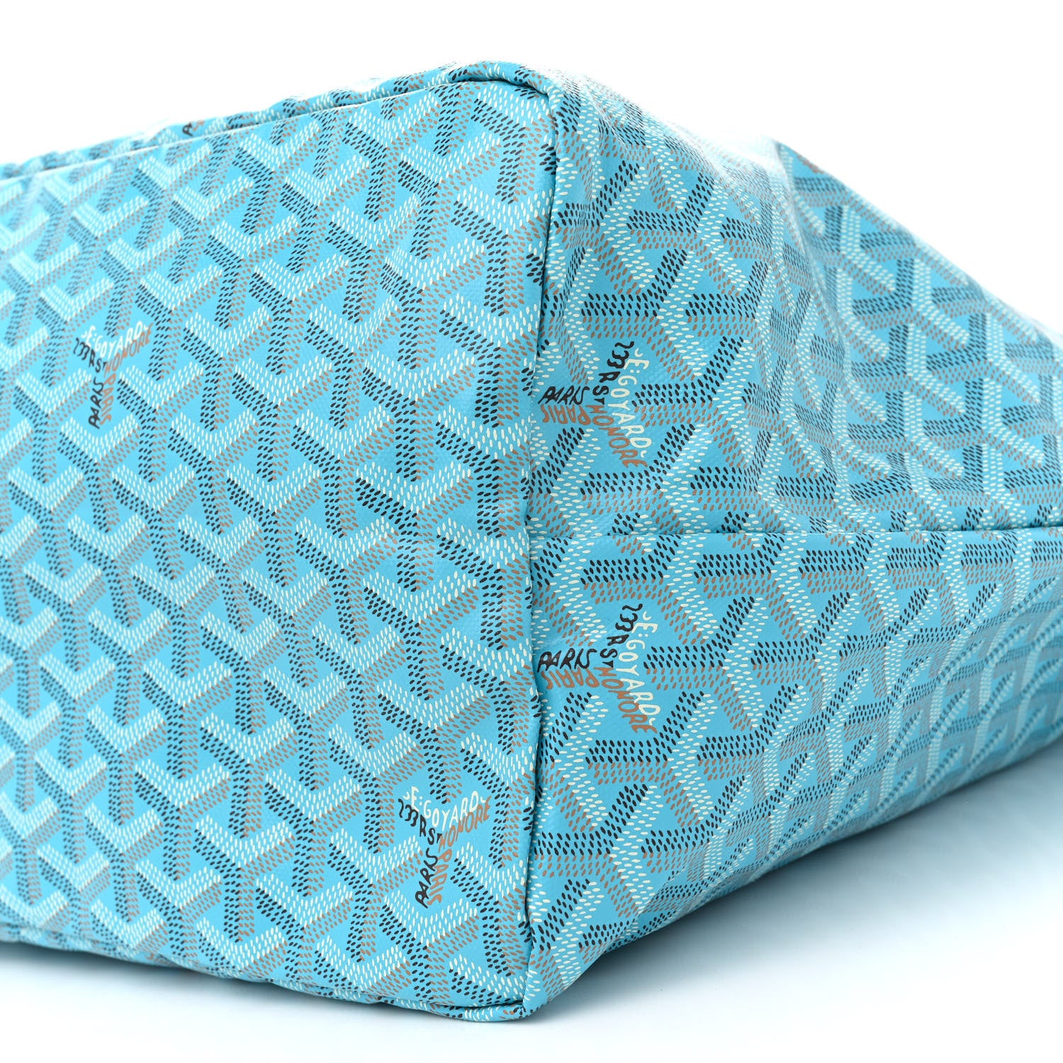 Goyard Goyardine Saint Louis GM Balise Beach Towel Set Turquoise 11 of 12