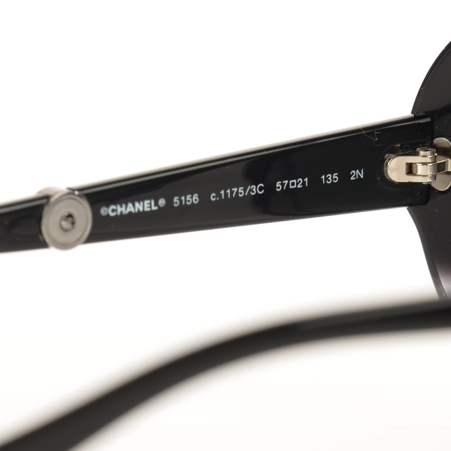 Chanel CC Sunglasses 5156 Black 4 of 5
