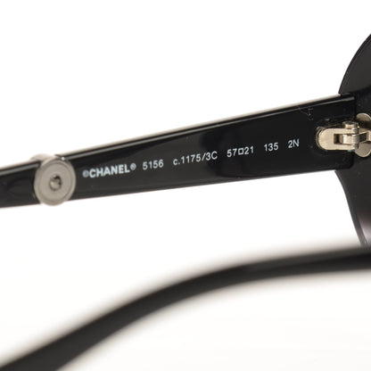 Chanel CC Sunglasses 5156 Black 4 of 5